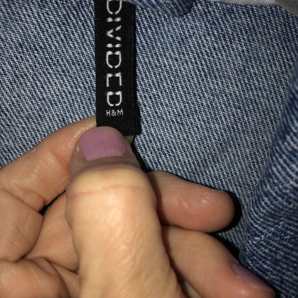 H&M Denim Jacket Divided  Sz XS - Picture 4 of 4